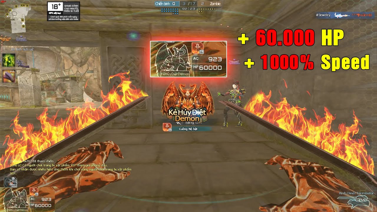 Demon (Ter Fake) Buff Max HP + Speed Zombie Nano