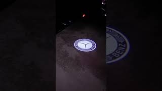 Mercedes Benz Amg Maybach Logo Car Door Lights Projector