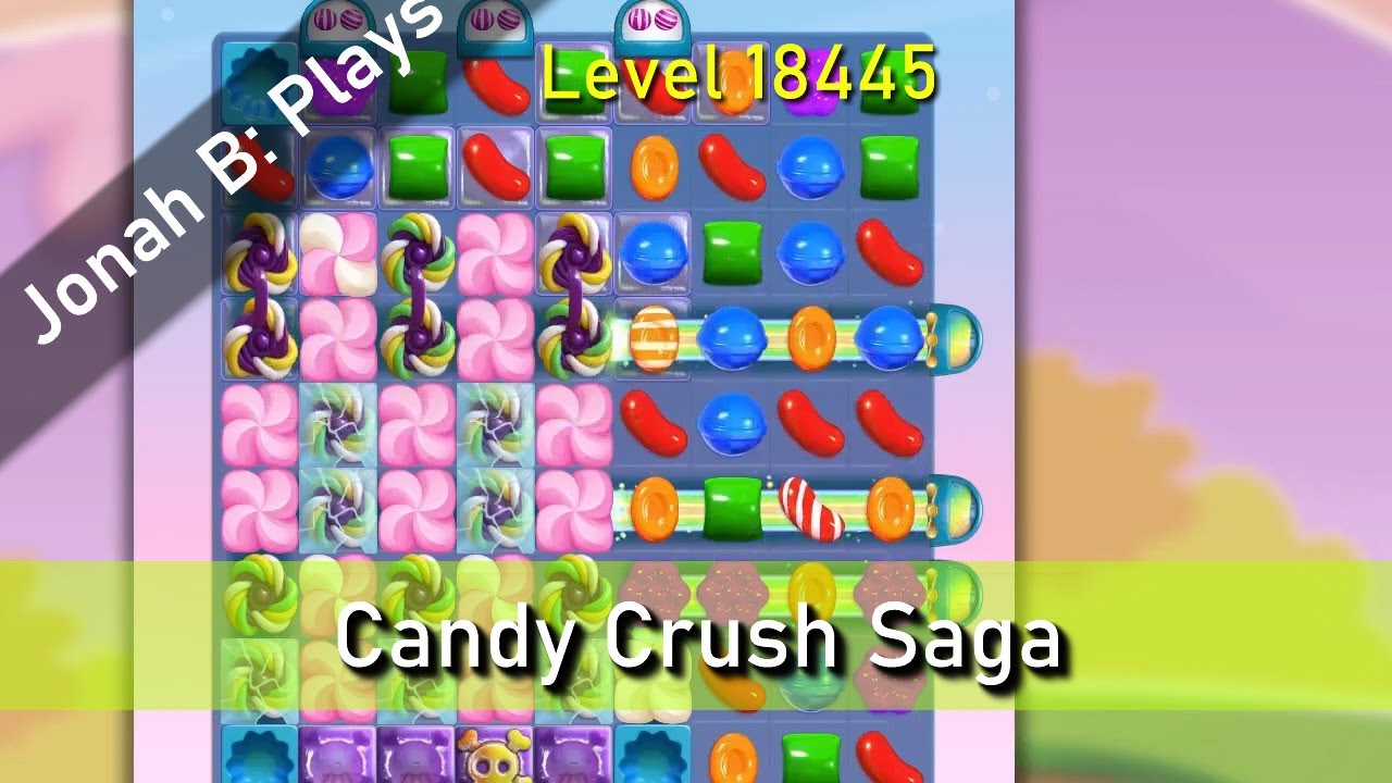 パクパク7 Candy Crush Saga Level 18445 - YouTube