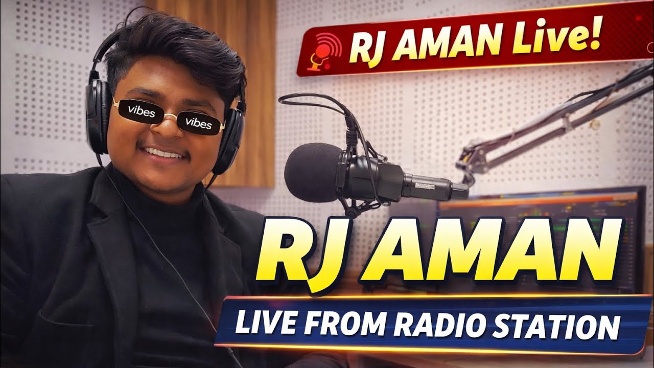 Unscripted Aman2.0 is live FROM RADIO STATION 🎙️🛑 - YouTube