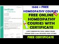 Bhms courses  free online homeopathy courses with certificate  free medical courses