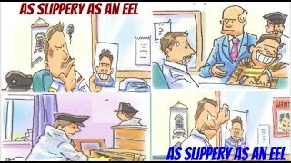 Phrasal verbs in English || As slippery as an eel || Idiom In English Slang In English