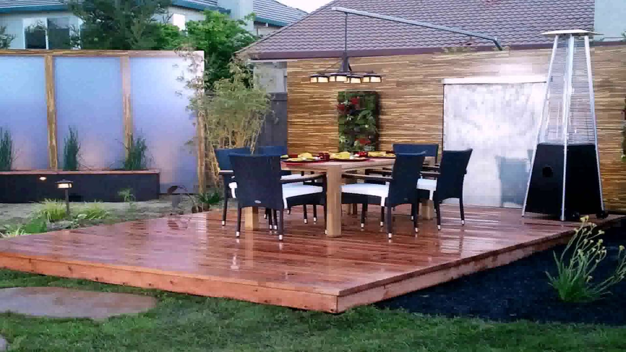 Backyard Decking Ideas Patios (see description) - YouTube