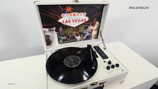 Elvis Presley EP1970 Record-Player by Ricatech, turntable, line in-out, USB, SD, Encoding function