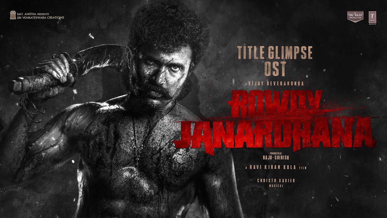Rowdy Janardhana - Glimpse OST (Hindi) | Vijay Deverakonda | Ravi Kiran Kola | Christo Xavier