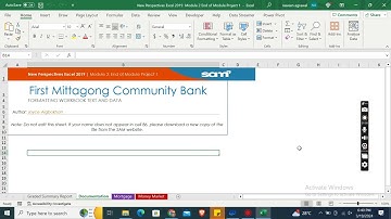 New Perspectives Excel 2019 | Module 2 End of Module Project 1 | First Mittagong Community Bank
