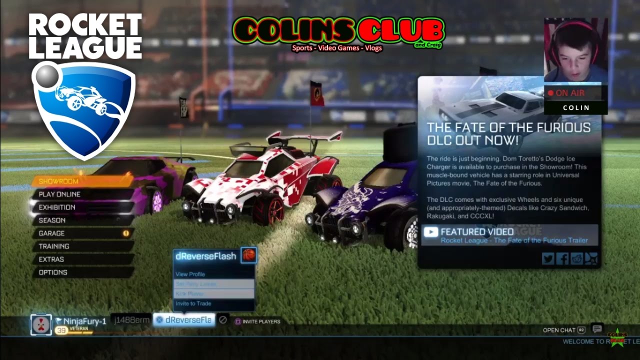 Rocket League 3v3 w/ Friends - ColinsClub - YouTube