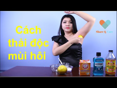 Cách thải độc cho vùng nách