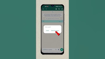 WhatsApp Channel Ka Message Kaise Delete Kare #shorts