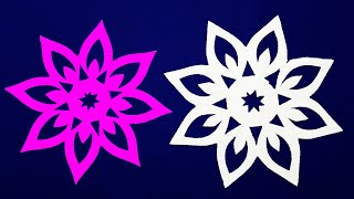 Easy Paper cutting for decor|How to make paper cutting design decoration step by step#paperCraft