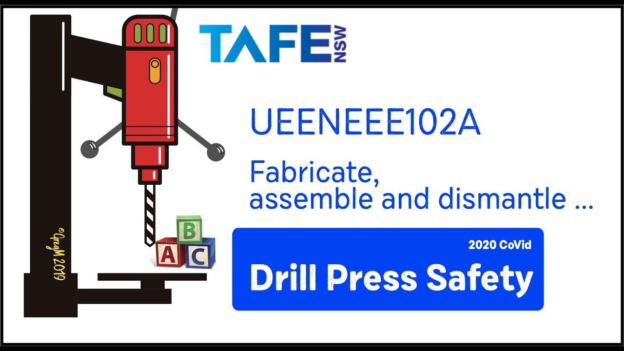 Drill Press Safety and Basic Use. UEENEEE102A TAFE NSW YouTube