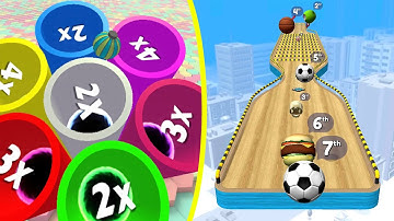 Going Balls Vs Action Balls All Levels Gameplay Android iOS #290