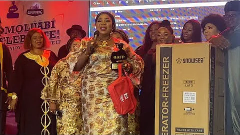 MADAM SAJE WINS BIG AT ODUNLADE ADEKOLA OAFP AWARDS