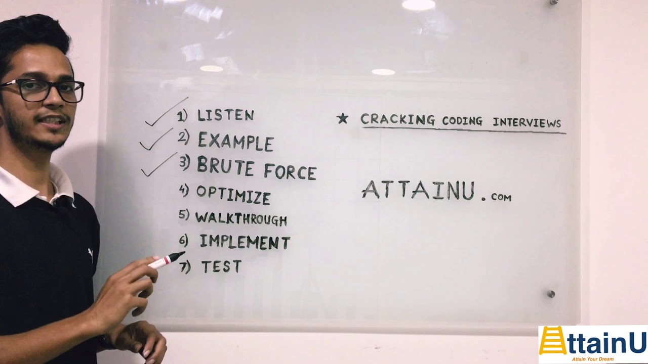 Crack any Coding Interview with 7 Simple Steps | AttainU Software ...