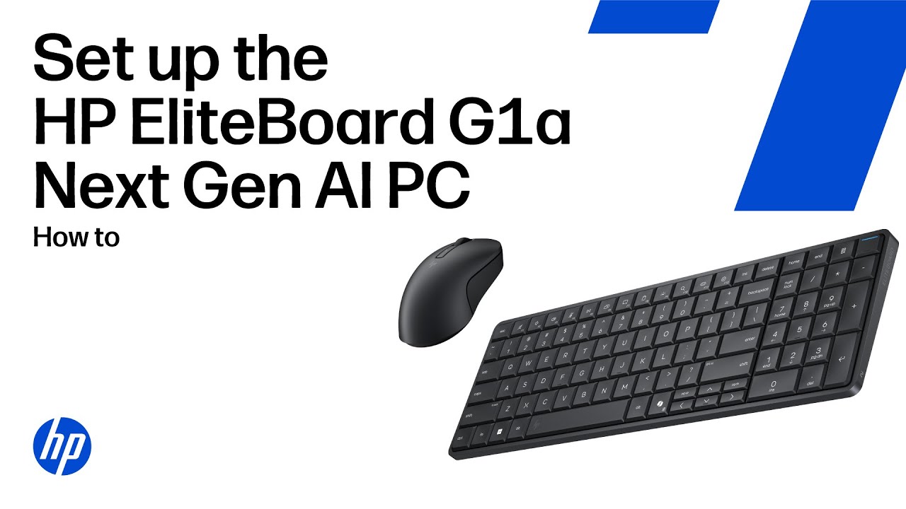 How to set up the HP EliteBoard G1a Next Gen AI PC