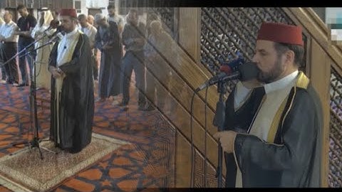اذان وصلاة المغرب للشيخ معروف الشريف حفظه الله - مقام بيات كرد - ايات من سورة البقرة - 24-9-2025م 