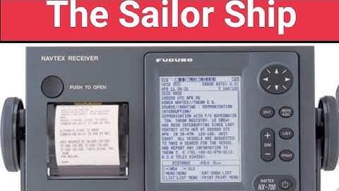 How Navtex reciever weekly test done on ship 2021