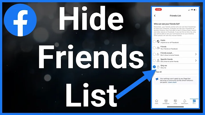 How To Hide Friends List On Facebook
