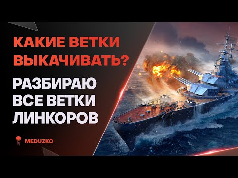 видео: КАКИЕ ЛИНКОРЫ КАЧАТЬ В 2024? ● ВСЕ ВЕТКИ