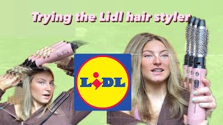 TRYING THE LIDL HAIR STYLER SO YOU DON&#39;T HAVE TO!