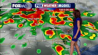 Houston Weather Storm Alert For Tuesday