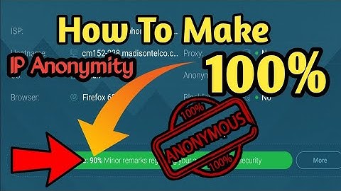 How to Check IP Setup 100% In Whoer - IP setup Solved