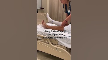 The fastest way to put on TED hose (a.k.a anti-embolism or compression stockings!)