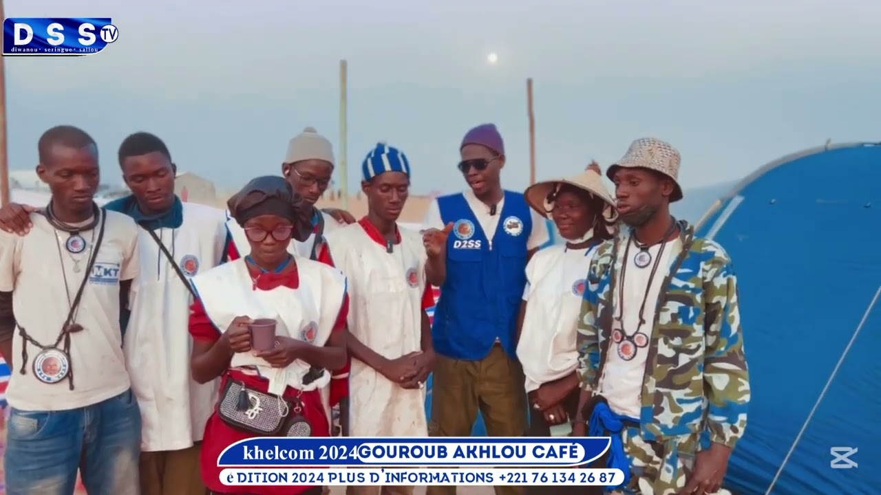 khelcom 2024.  F D SS. 💙🤍 avec akhlou café