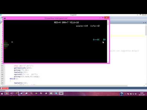 Create simple game using c (100 line prgm) with source code