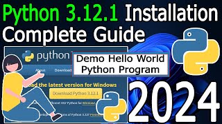 how to install python 3.12.1 on windows 11 [ 2024 update ] complete guide