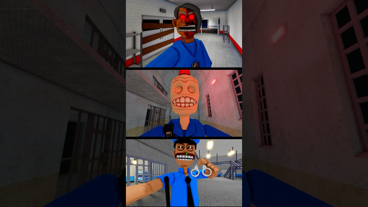 Roblox Scary Obby Jumpscares Toby's HOSPITAL vs SIREN COP'S PRISON vs EPIC PRISON BREAKOUT