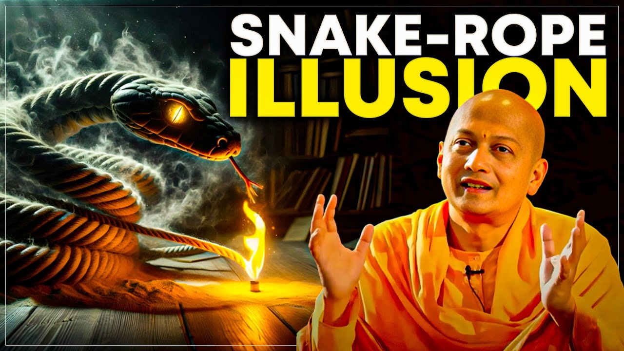 Snake-Rope Illusion: Understanding Vedanta's Reality with Swami ...