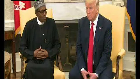 Buhari meets with Trump in White House
