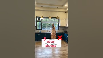 Mistakes to avoid while making a kitchen! #interiordesign #kitchen #kitchenutilities #kitchenitems