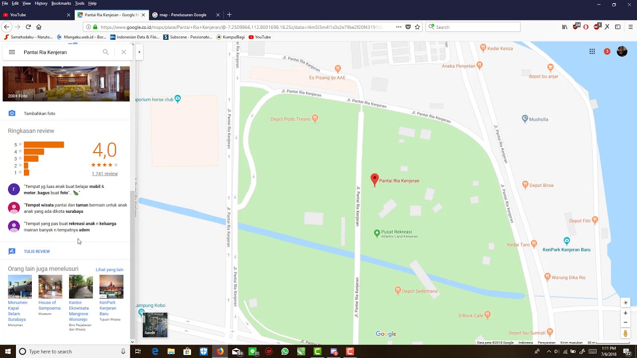 Tutorial Mereview Tempat di Google Map 