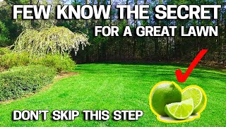 How to use LIME in your LAWN for GREAT RESULTS