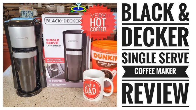 Black & Decker Brew 'N Go Personal Coffeemaker with Stainless Steel Mug 