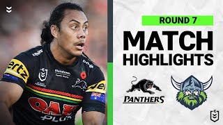 Penrith Panthers v Canberra Raiders | Match Highlights | Round 7, 2022 | NRL