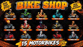 All 15 Motorbikes in MOTO X3M Bike Racing Game 🏍️ | Gameplay screenshot 3