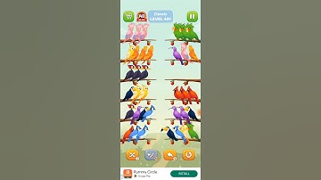 Bird sort puzzle walkthrough #viral #shorts #trending #short #birds