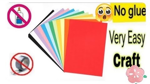 No Glue or Tape Origami Paper Craft 