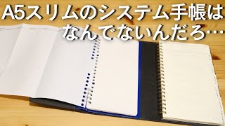 無印良品のノートカバーをA5スリムのシステム手帳風に魔改造するアラサー男子【テフレーヌ】