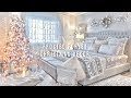 HOW TO GLAM FROSTED FOREST BEDROOM DECORATE WITH ME FOR CHRISTMAS | WINTER WONDERLAND | white