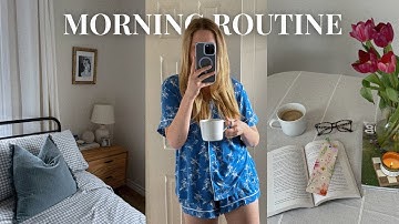 my 7am realistic morning routine ☀️ healthy habits, slow start to the day & wfh productivity