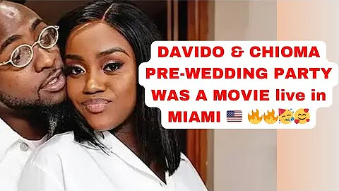 Davido and Chioma pre-wedding party in Miami: Chivido 2025