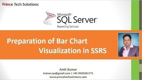 SSRS Tutorial | Preparation of Bar Chart Visualization in SSRS