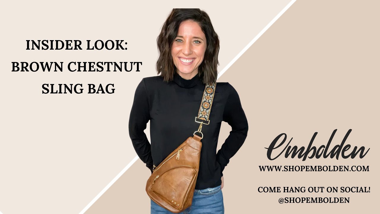 Chestnut Brown Sling Bag | Women’s Handbags & Accessories