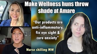 Make Wellness huns throw shade at Amare | MLM products that fix eyesight | #antimlm #makewellness