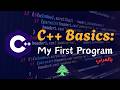 [Arabic] Introduction to C++ Turorial #1 | My First Program 