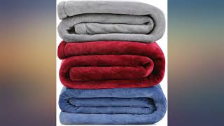 Electric Blanket Heated Throw Flannel Sherpa Fast Heating Blanket 50 x 60 ETL revieww